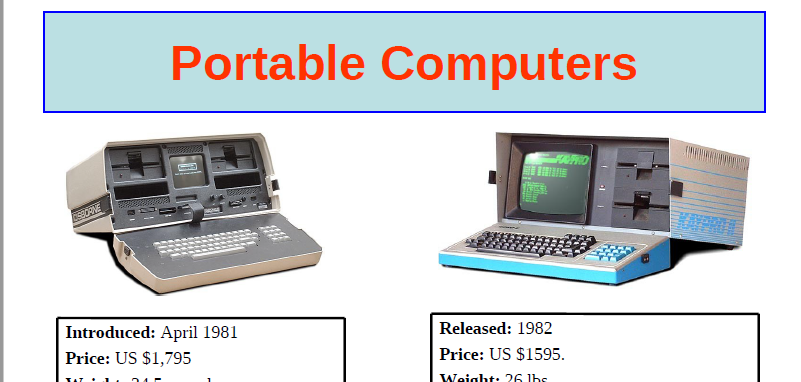 Very Brief Personal Computer History