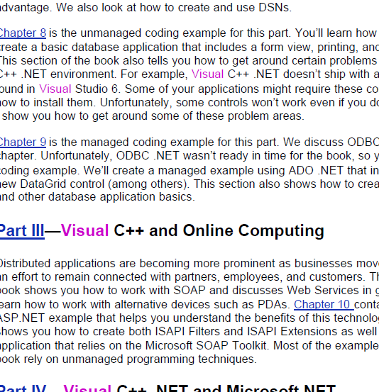 Visual C++ .NET Developer’s Guide