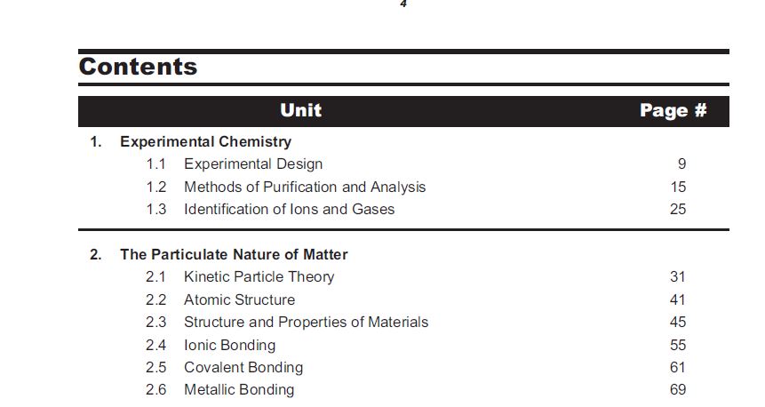 Revision Guide Series O Level Chemistry Unit