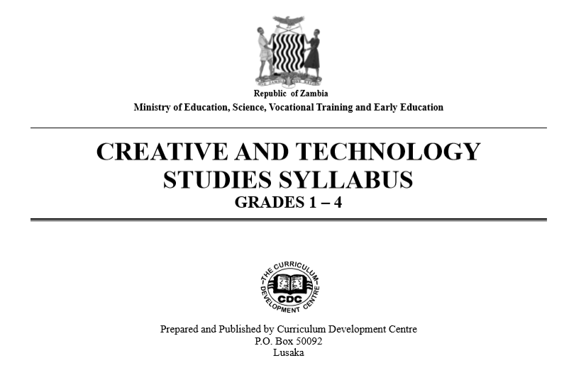 CREATIVE AND TECHNOLOGY STUDIES SYLLABUS GRADES1–4
