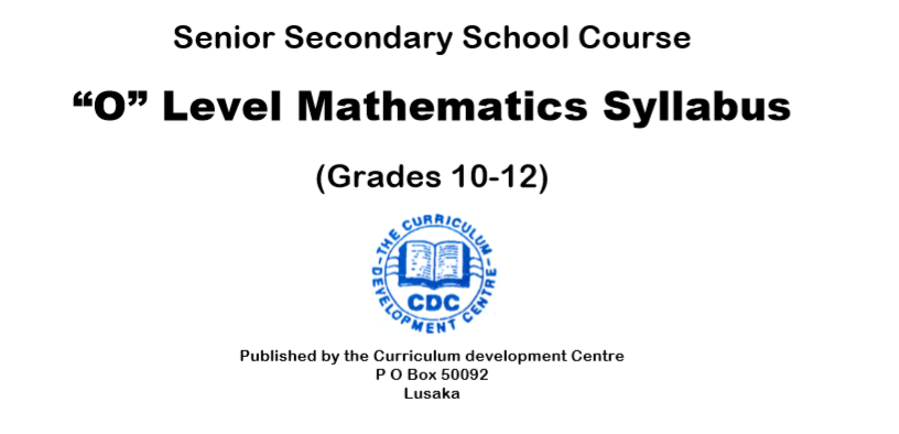 “O” Level Mathematics Syllabus (Grades 10-12)